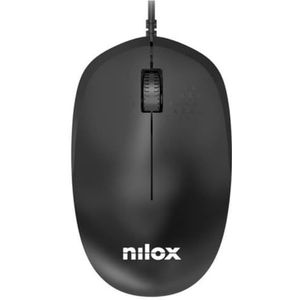 Nilox - MOUSB1012 - Muis - Zwart