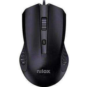 Nilox - Bedrade USB-muis - Zwart