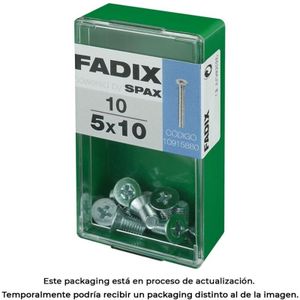 Fadix Metrische schroef M 5x10mm - 10 stuks