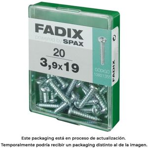 Fadix - Spaanplaatschroef - Verzinkt - 3.9x19mm - 20 stuks