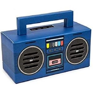 Kooltech Bluetooth-luidspreker, design radiocassette Eén maat Rosa Roja