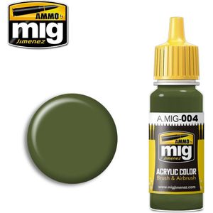 AMMO MIG 0004 B Reseda Green RAL 6011 - Acryl Verf flesje