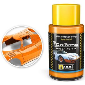 AMMO MIG 0308 Cobra Motor Paints - Gulf Orange - Matt - Acryl - 30ml Verf potje