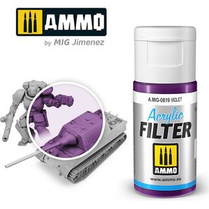 AMMO MIG 0819 Acrylic Filter Violet - 15ml Effecten potje