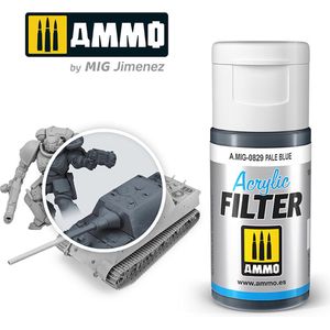 AMMO MIG 0829 Acrylic Filter Pale Blue - 15ml Effecten potje