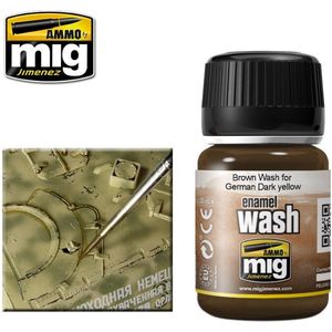 Brown WASH for German Dark Yellow