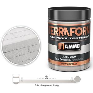 AMMO MIG 2170 Thin Concrete - Terraform - 100ml Effecten potje