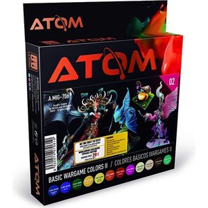 AMMO MIG 7061 ATOM - Basic Wargame II - Acryl Set 12x15ml Verf set