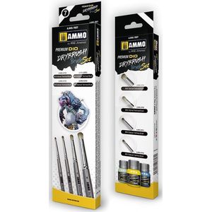 AMMO MIG 7607 Premium Dio Drybrush Set Pense(e)l(en)