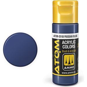 AMMO MIG 20108 ATOM - Prussian Blue - Acryl - 20ml Verf flesje