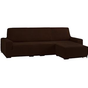 Eysa Cora Bi-Elastische Chaise Longue Korte Arm Rechts, Polyester-Katoen, Bruin, 39 x 35 x 19 cm