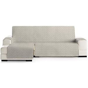 Eysa Mist bankovertrek, polyester, C/1 beige-grijs, Chaise longue 240 cm. Geschikt voor banken van 250 tot 300 cm.