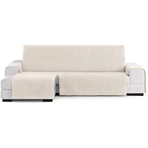 Hoes voor chaise longue met korte armleuning links Eysa LEVANTE Beige 100 x 110 x 240 cm