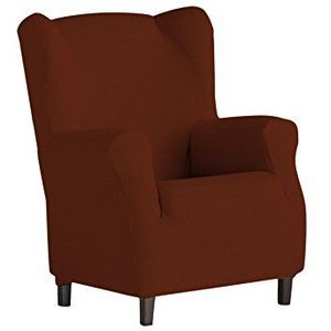 Eysa Dorian elastische sofa sprei oorfauteuil, chenille, 09-oranje, 37 x 9 x 29 cm