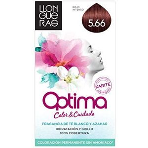 Llongueras - LLONGUERAS OPTIMA Haarverf - Diep Intense Rood - 100ml