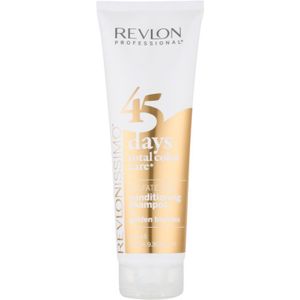 Revlon Professional Revlonissimo Color Care Shampoo en Conditioner 2in1 voor Middelblonde Tint Suflaat Vrij 275 ml