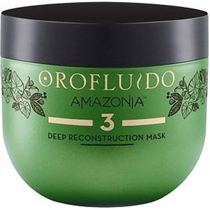 OROFLUIDO Amazonia Mask haarkuur met Açaí bessenextract, 250 ml, haarverzorging met natuurlijke ingrediënten, luxe verzorging voor gezond haar, geschikt voor alle haartypes
