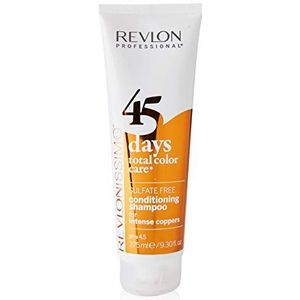 Revlon 45 Days Color Shampoo & Balm Intense Copper - 275 ml - Normale shampoo vrouwen - Voor Alle haartypes