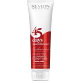 Revlon - Revlonissimo 45 Days - Shampoo & Conditioner - Brave Reds - 275 ml