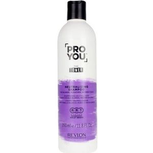 Revlon Professional Pro You The Toner shampoo die gele tonen neutraliseert voor Blond en Grijs Haar 350 ml