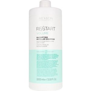RE/START Volume Magnifying Micellar Shampoo, 1000 ml, micellaire shampoo voor haar en hoofdhuid, haarshampoo voor meer stand en volume, romig schuim met lifting effect voor fijn haar