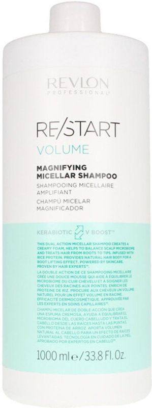 Revlon - Re-Start Volume Magnifying Shampoo - Shampoo - Kleurloos - Keratine