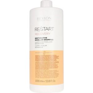 RE/START Recovery Micellaire shampoo, 1000 ml, micellaire shampoo voor haar en hoofdhuid, versterkende haarshampoo voor opbouw en reparatie, romig schuim voor beschadigd haar