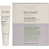 Revlon Professional - Restart Balance Clay Scalp Mask - 10 x 15 ml