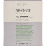 Revlon Professional - Restart Balance Clay Scalp Mask - 10 x 15 ml