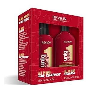 Revlon - Uniq One Treatment & Shampoo - Duopack - Shampoo en Treatment - 300ml en 150ml