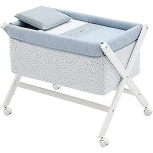 Cambrass 45975 Small Bed X Wood Une Forest Blue/White 55x87x74 cm, blauw