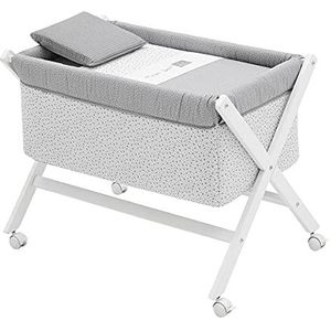 Cambrass 46041 Small Bed X Wood Une Bos Grey/White 55x87x74 cm, grijs