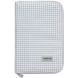 Cambrass - Documententas voor baby's - Opbergmap voor babydocumenten - Gezondheidsboekomslag - Babyboek met zakken - Windsord grijs 3 x 19 x 27 cm
