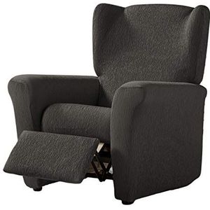 Zebra Textil Elastische hoes relaxstoel Beta maat 1-zits (standaard), kleur grijs (meerdere kleuren beschikbaar)