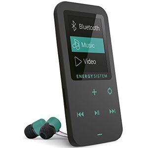 Energy Sistem MP4 Touch Bluetooth (MP4-speler, Bluetooth, 8 GB, touch-toetsen, FM-radio en microSD-kaartlezer), mintgroen