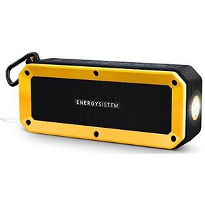 Energy Sistem Outdoor Box Bike 10W Bluetooth luidspreker met fietshouder microSD FM radio zaklamp waterdicht zwart geel