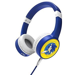 Energy Sistem LOL&Roll Sonic Kids Headphones (Music Share, afneembare audiokabel, volume 85 dB, microfoon) blauw
