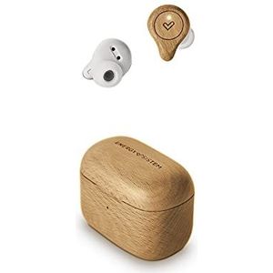 Energy Sistem Eco True Wireless Beech Wood Earphones - Duurzaam Hout, Draadloos Opladen, Compact Design