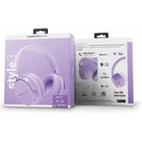 Energy Sistem Bluetooth Style 3 Lavender Headphones - Draadloos, Bluetooth® 5.1, Deep Bass, HQ Voice Calls, 25 uur batterijduur