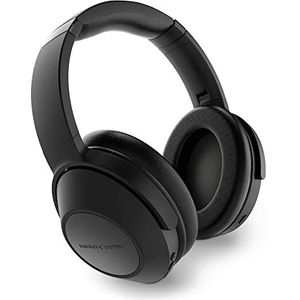 Energy Sistem Headphones BT Travel 6 ANC hoofdtelefoon voor buiten, draadloze hoofdtelefoon (Active Noise Cancelling, isolerende oorkussens, Quick Charge), zwart