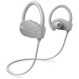 Energy Sistem Earphones Bluetooth Sport 1+ grijs (sporthoofdtelefoon Bluetooth 5.1, spraakbesturing Voice Assistant, Secure Fit, zweetbestendig) - grijs