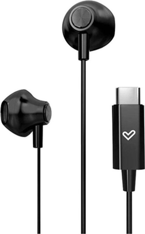 Energy Sistem - EasyPods Type C - Bedrade Koptelefoon - Zwart - Ingebouwde Microfoon