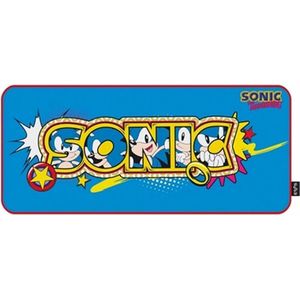 Energy Sistem Gaming Mouse Pad ESG Sonic Gamingmat (XXL-formaat, antislip rubberen onderkant, antislip rubberen basis) (klassiek)