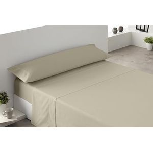Degrees home - 4-delige beddengoedset - hoeslaken, bedlaken en kussensloop - microvezel polyester bed 200 cm