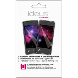 Ideus PPGALY displaybeschermfolie en reinigingsdoek voor Samsung Galaxy S5360 (2 stuks), transparant
