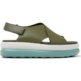 Camper - Flota Up - Leren Sandalen - Groen - Klittenband - 3 tot 5 cm