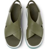 Camper - Flota Up - Leren Sandalen - Groen - Klittenband - 3 tot 5 cm