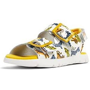 Camper - Oruga - Sandalen - Meerkleurig - Leren Kindersandalen met Klittenbandsluiting