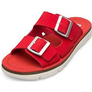 Camper Oruga platte sandalen voor dames, Medium Rood, 42 EU