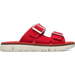 CAMPER Oruga Sandal-k200633 Flat Sandal voor dames, medium rood., 35 EU